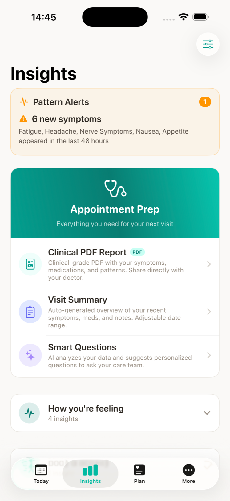 Chemo Smart Tracker – Your Treatment Timeline, Simplified